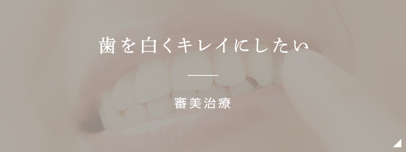 歯を白くキレイにしたい 審美治療